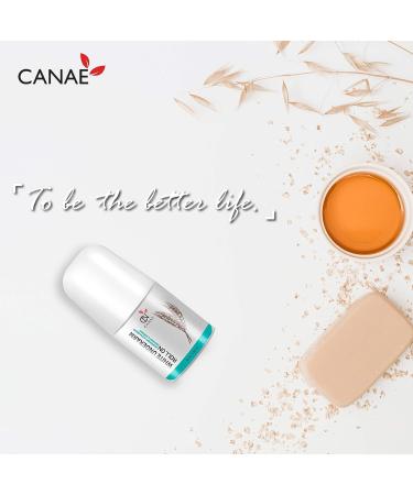 CANAE Underarm Skin Renewal Roll On: Best Natural Deodorant with Alpha Arbutin + Rice Ferment - Aluminum Free, for Sensitive Skin, Women and Men - Travel Size - Buy Online on SooperMarket.com