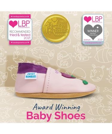 Soft Sole Leather Baby Shoes for Boys and Girls | Toddler Walking Shoes 2-3 Years | Tulips Design - Buy Online on SooperMarket.com