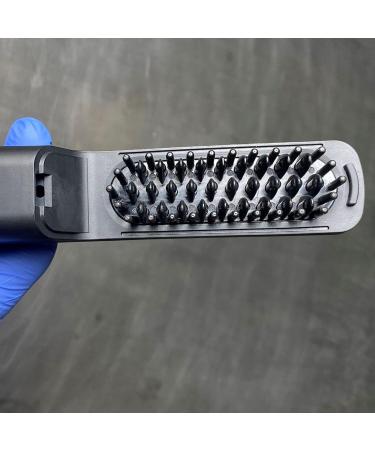 StyleCraft Heat Stroke Beard & Hair Styling Hot Brush | Anti-Scold Cool Touch Tips Black - Buy Online on SooperMarket.com