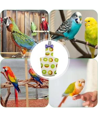 EsEico Reusable Parrots Nappy Pure Cotton Bird Washable Diapers Soft Parrot Nappy Multicoloured Printed Design Adjustable Cotton Fabric Pee Pads for Medium Parrots Cockatiels and Lovebirds. Kiwi - Buy Online on SooperMarket.com