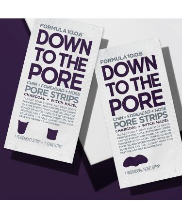 Formula 10.0.6 Down to the Pore Cleansing Strips - Removes Blackheads & Clears Clogged Pores - 6 Count - Buy Online on SooperMarket.com