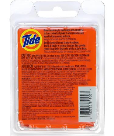 Tide Travel Sink Packets - 3ct | Portable Laundry Solution for International Shipping - Buy Online on SooperMarket.com