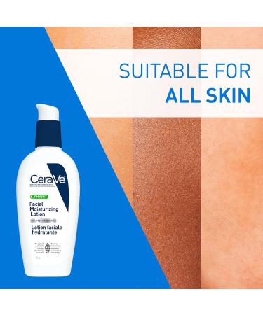 CeraVe Facial Moisturizing Lotion Pm | Ultra Lightweight Night Face Moisturizer With Hyaluronic Acid | Fragrance Free 89 Milliliters (1 Pack) - Buy Online on SooperMarket.com