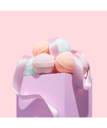 Love Beauty and Planet Bath Bombs Gift Set - Pampering Gift Ideas for Her | Wife - Murumuru Butter, Rose, Coconut Water, Mimosa, Argan Oil, Lavender - Paraben Free - Buy Online on SooperMarket.com