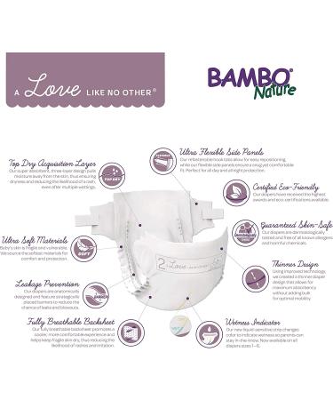 Bambo Nature Premium Eco-Friendly Baby Diapers (SIZES 1 TO 6 AVAILABLE)  Size 4  27 Count- Pack of 6 Size 4 (162 Count) 162 - Buy Online on SooperMarket.com