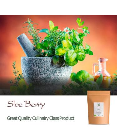 Blackthorn Dried Berries Organic Quality - Sloe Berries - Sherrys Berries 200g - Buy Online on SooperMarket.com