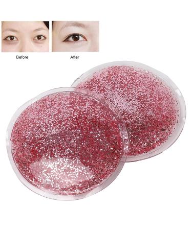 Reusable Gel Eye Mask - Cooling Pad for Puffy Eyes, Dark Circles, Dry Eyes - Hot Cold Therapy Ice Pack - Reduce Tiredness - Buy Online on SooperMarket.com
