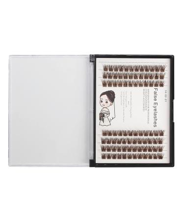 Shop Bodermincer 84 Clusters Brown Wide Cluster Eyelashes | Thick Individual Eyelash Extensions for DIY Home & Professional Makeup (12MM) - International Shipping Available - Buy Online on SooperMarket.com