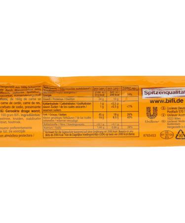 Bifi Original XXL - Pack of 10 (40g Each) | Delicious German Snacks | International Shipping Available - Buy Online on SooperMarket.com