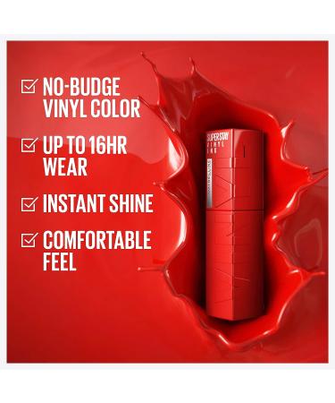 Maybelline Super Stay Vinyl Ink Longwear No-Budge Liquid Lipcolor Makeup Highly Pigmented Color and Instant Shine Capricious Raspberry Pink Lipstick 0.14 fl oz 1 Count 1 COUNT CAPRICIOUS - Buy Online on SooperMarket.com