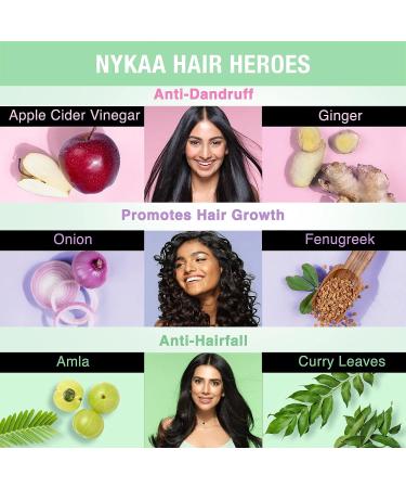 Nykaa Naturals Amla & Curry Leaves Hair Oil - Prevents Hair Loss, Strengthens Roots - 100% Natural, Sulphate Free - 200ml - Buy Online on SooperMarket.com
