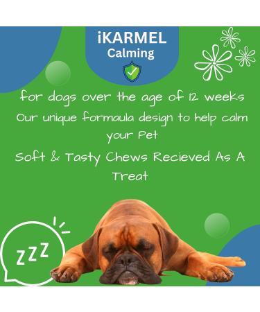 Doggy Dailies Calming Chews | Anxiety & Stress Relief for Dogs | 180 Chewable Treats | Supports Nervous Dogs | Promotes Calmness in 4-6 Weeks - Buy Online on SooperMarket.com