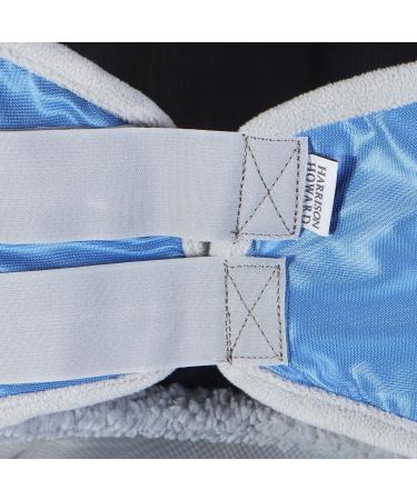 Harrison Howard Caremaster Pro Luminous Horse Fly Mask - Large Eye Space Long Nose & Ears UV Protection for Horses - Voodoo Blue | Shop Internationally - Buy Online on SooperMarket.com