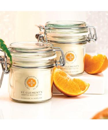 St Clement's Whipped Body Butter | Moisturising & Nourishing | Enriched With Shea Butter & Coconut Oil | Anti-Ageing & Anti-Inflammatory | Edinburgh Skin Care Company - Buy Online on SooperMarket.com
