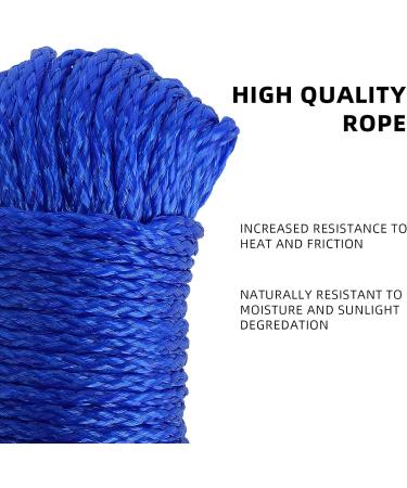 SF Poly Crab Line Floating Blue/Yellow 1/4 Dia 100FT - Saltwater Crab Trap Line - Blue (1 Pack) - Buy Online on SooperMarket.com