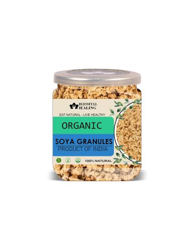 Blessfull Healing Organice SOYA GRANULES for Breakfast 1 lb (453 Gram)