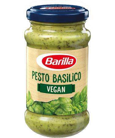 Barilla green pesto basilico vegan pesto pack of 8 (8x195g) basilico vegan 195 g (pack of 8)