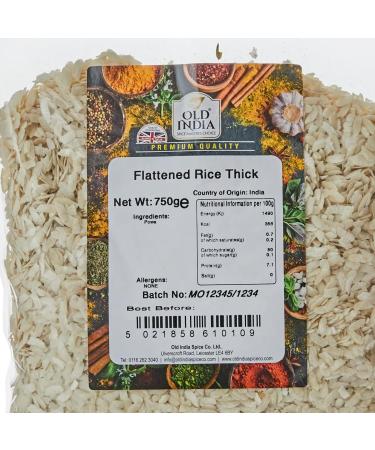 Old India Flattened Rice Thick 750g - Premium Quality Rice Flakes - Buy Online on SooperMarket.com