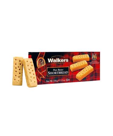 Walker's Shortbread Fingers 5.3 Oz Pure Butter Cookies - Pack of 6 - Buy Online on SooperMarket.com
