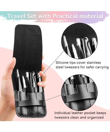 FACEMADE 3-Piece Tweezers Set for Women and Men - Stainless Steel Eyebrow Tweezers, Scissors, and Razor for Facial Hair Removal - Buy Online on SooperMarket.com