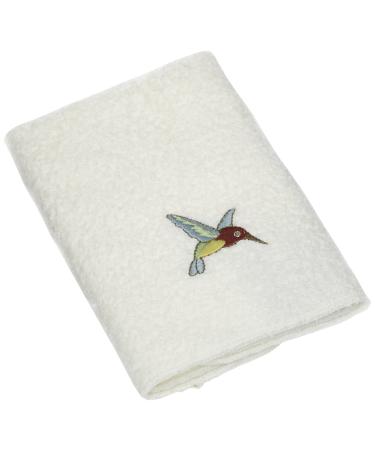 Avanti Linens Colibri Wash Cloth  White Washcloth