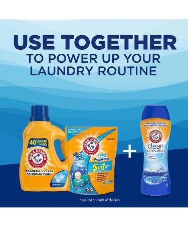 Arm & Hammer Clean Burst Laundry Detergent - 105 Loads, 105 fl oz - Buy Online on SooperMarket.com