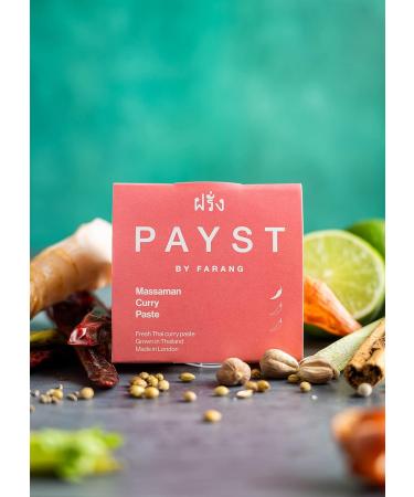 Payst Fresh Thai Massaman Curry Paste. Fresh Handmade in London Authentic Thai cooking paste. 100g. Serves 2. - Buy Online on SooperMarket.com