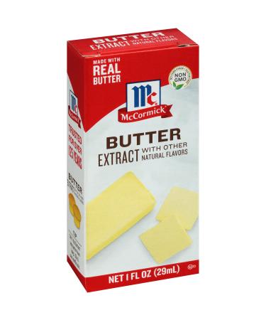 McCormick Butter Extract with Other Natural Flavors, 1 fl oz (Pack of 6)