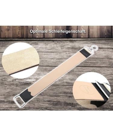 3-Piece Razor Set with Leather Strop & Grinding Paste | Premium Shaving Essentials for Men - Buy Online on SooperMarket.com