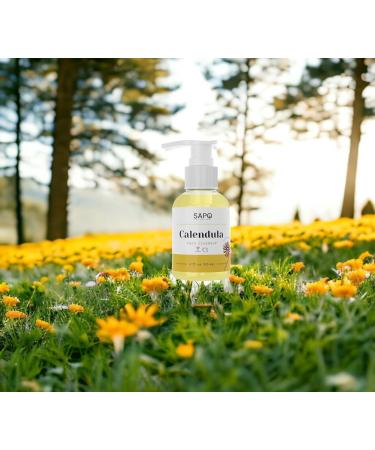 Calendula Face Cleanser - Soothing Facial Wash for Acne & Sensitive Skin with Hyaluronic Acid - 4 Fl Oz - International Shipping Available - Buy Online on SooperMarket.com