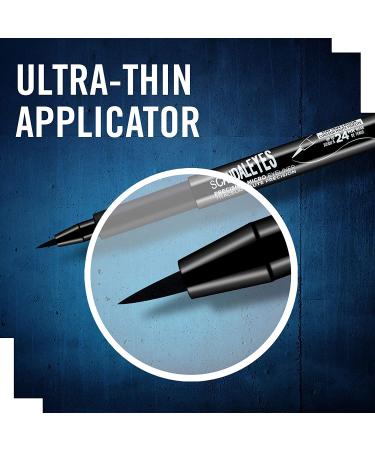 Rimmel London Scandaleyes Thick & Thin Eyeliner - Black 001 | 0.0367 fl oz - Buy Online on SooperMarket.com