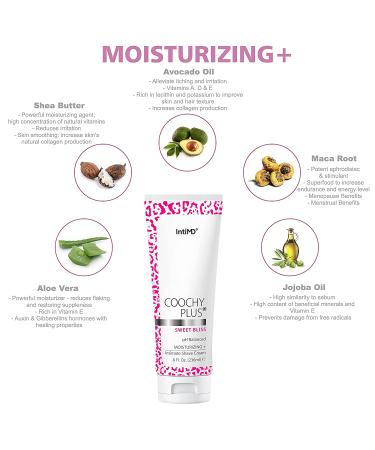 Coochy Plus Sweet Bliss Shaving Cream 8oz - Rash-Free Moisturizing Formula for Bikini Line, Armpit & Pubic Area - Buy Online on SooperMarket.com