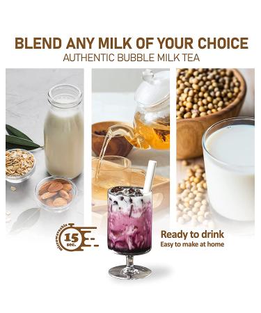 O's Bubble Instant Boba Kit | Marbling Boba Tea Kit with Tapioca Pearl & Syrup | Vegan & Gluten-Free | Taro Flavor (Pack of 4) - Buy Online on SooperMarket.com