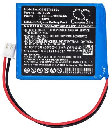 7.4V High-Performance Replacement Battery for Senter ST805C - 1000mAh | International Shipping Available - Buy Online on SooperMarket.com