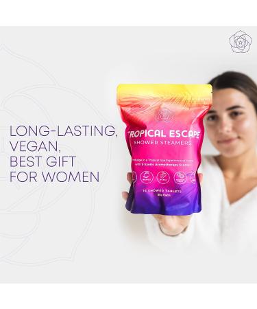 15-Pack Shower Steamers Aromatherapy for Women - Valentines Day Bath Gift Set, Beauty and Personal Care Essentials - Shower Aromatherapy Bombs for Her - Buy Online on SooperMarket.com