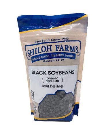 Shiloh Farms Organic Black Soybeans - 15 oz
