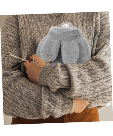 Menstrual Relief Bag Portable Hand Warmers Hand Warm Pouch Plush Toys Warm Water Bag Outdoor Hand Warmer Detachable Hot Water Bag Outdoor Hot Water Pouch With Cover Grey 18x14x4cm - Buy Online on SooperMarket.com
