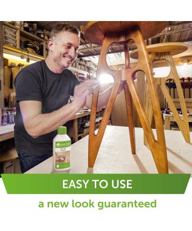 Nordicare Teak Oil 525ml - Premium Wood Care Oil for Indoor Use - Revives Original Wood Color & Protects with Silk Matt Finish - Made in Denmark - Buy Online on SooperMarket.com