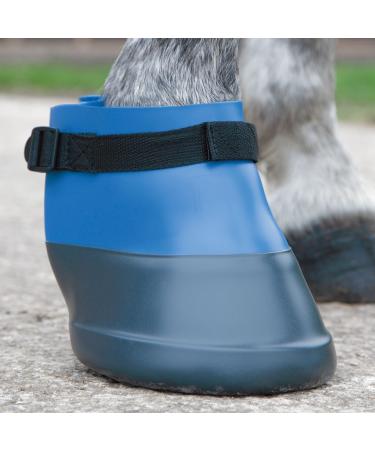 Shires Equestrian Horse Poultice Boot Medium Navy Black