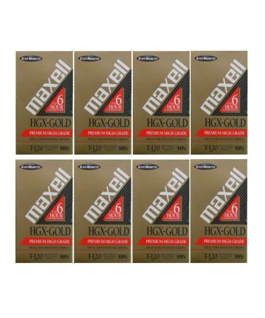 Maxell HGX T-120 VHS 9-pack