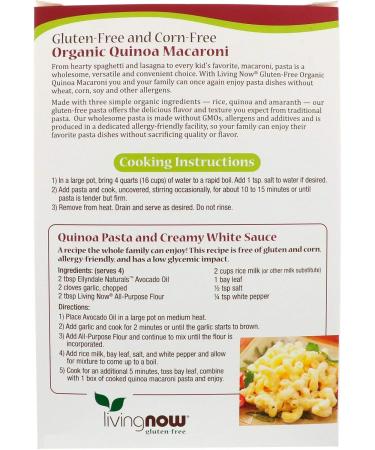 NOW Foods - Organic Quinoa Macaroni - 8 oz. - Buy Online on SooperMarket.com