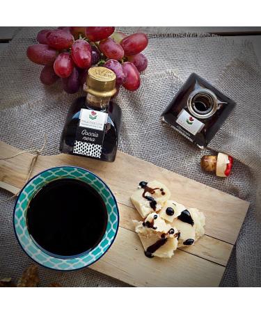 GOCCIA NERA - Black Balsamic Condiment 8 Years Aged - Made in Italy - EMILIA FOOD LOVE - Selected with Love in Italy - Condimento Balsamico invecchiato 8 anni - Buy Online on SooperMarket.com