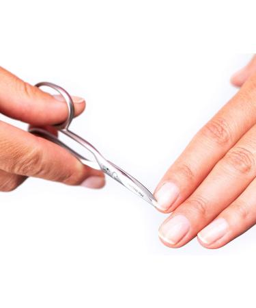 REMOS Left-Handed Nail & Cuticle Scissors - 9.5cm Stainless Steel INOX - Buy Online on SooperMarket.com