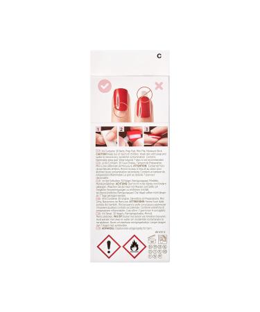 KISS imPRESS Limited Edition Holiday Press-On Manicure | PureFit Technology | Medium Length Coffin Black Nails | Style Naughty or Nice - Shop Now - Buy Online on SooperMarket.com