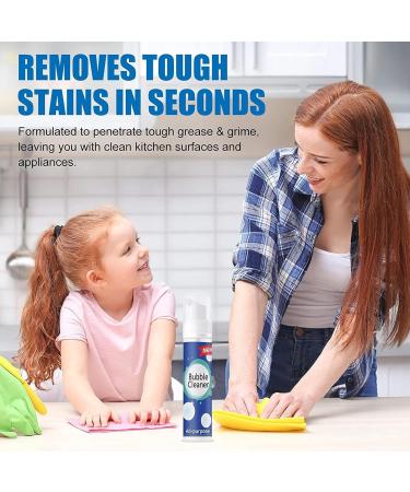 Luftune Bubble Cleaner Luftune All Purpose Rinse Cleaning Spray All-Around Kitchen Cleaning Foam Kitchen Bubble Cleaner Spray Foaming Heavy Grease Cleaner for Hoods Stovetop (3pcs) - Buy Online on SooperMarket.com