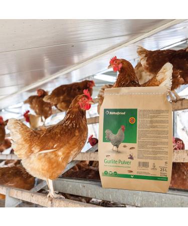 R hnfried Gurlite Powder - 25L Natural Mite & Parasite Control for Chickens Quail & Poultry - Effective Protection Against Red Mites Lice Fleas & Ticks - Buy Online on SooperMarket.com