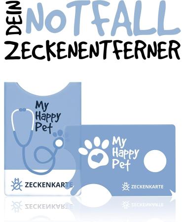 Innogadget Blue Tick Card with Magnifying Glass | Easy Pet & Human Tick Removal | Pocket-Sized & Portable | Happy Blue Design - Buy Online on SooperMarket.com