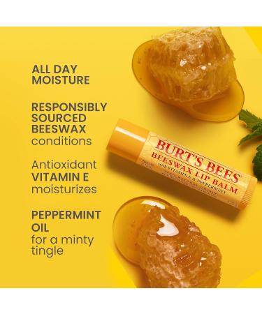 Burts Bees Trio Tin Gift Set - 100% Natural Beeswax & Flavored Lip Balms | International Shipping - Buy Online on SooperMarket.com
