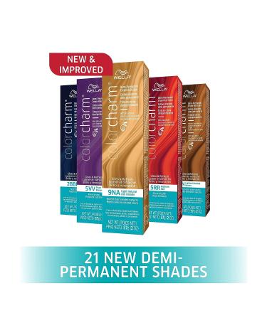WELLA Colorcharm Demi Permanent Hair Color 10A Lightest Ash Blonde 2oz - Gray Coverage & Glossy Finish - Buy Online on SooperMarket.com