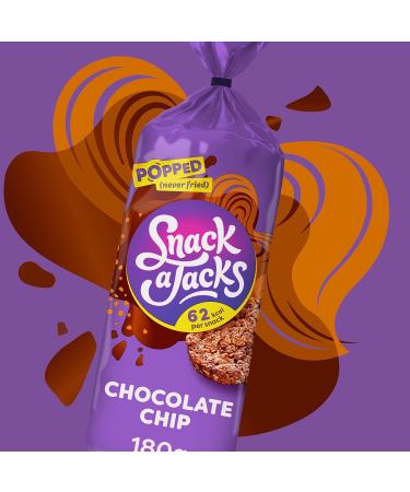 Buy Snack A Jack Choc Chip Jumbo Rice Cakes 180g | International Shipping Available - Buy Online on SooperMarket.com